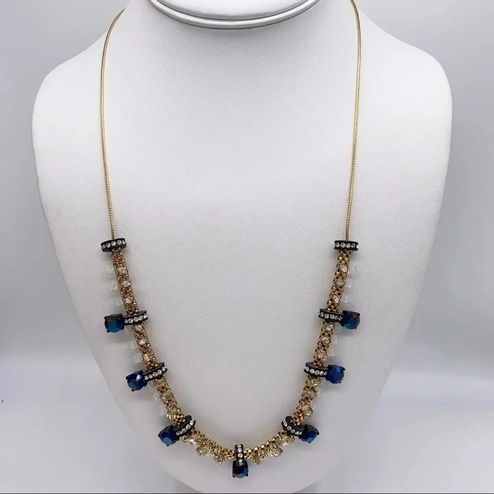 J. Crew Crystal Beaded Necklace